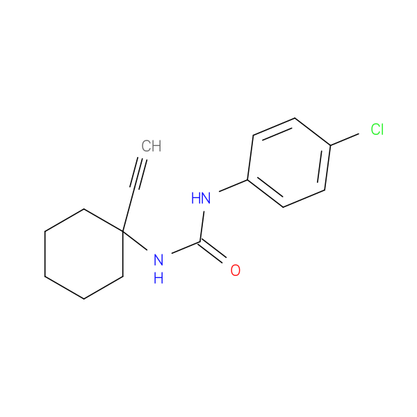 1-(4-chlorophenyl)-3-(1-ethynylcyclohexyl)urea