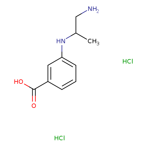 3-[(1-aminopropan-2-yl)amino]benzoicaciddihydrochloride