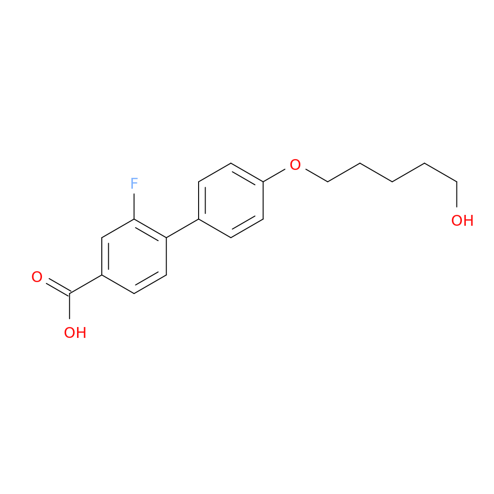 2-fluoro-4'-[(5-hydroxypentyl)oxy]-[1,1'-biphenyl]-4-carboxylic acid