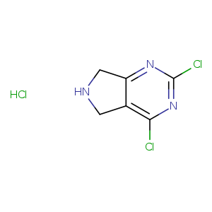 2,4-Dichloro-6,7-dihydro-5h-pyrrolo[3,4-d]pyrimidine hcl