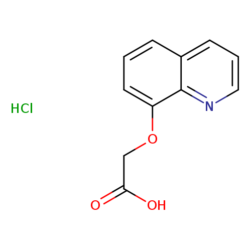 2-(Quinolin-8-yloxy)acetic acid hydrochloride