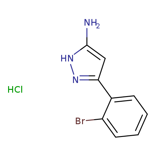 3-Amino-5-(2-bromophenyl)pyrazole, HCl