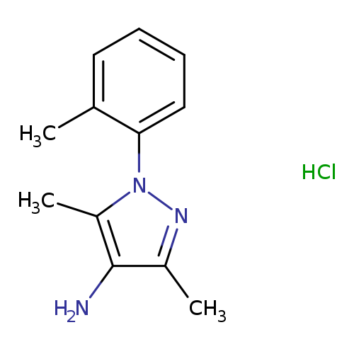 3,5-dimethyl-1-(2-methylphenyl)-1H-pyrazol-4-aminehydrochloride
