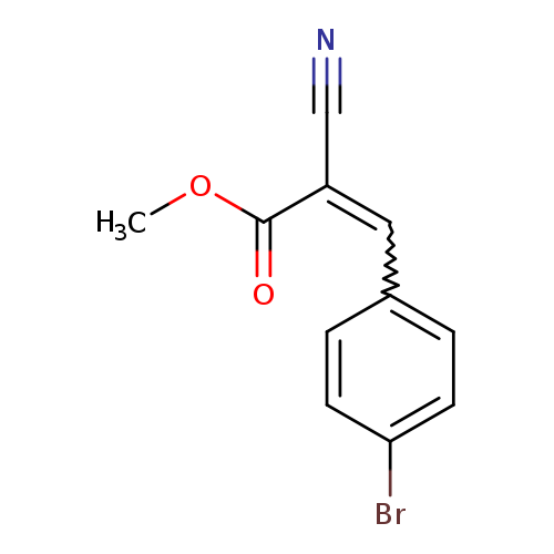 2-Propenoic acid, 3-(4-bromophenyl)-2-cyano-, methyl ester