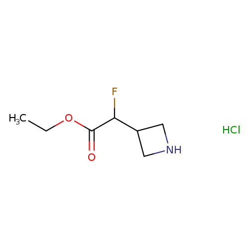 Ethyl 2-(azetidin-3-yl)-2-fluoroacetate hydrochloride