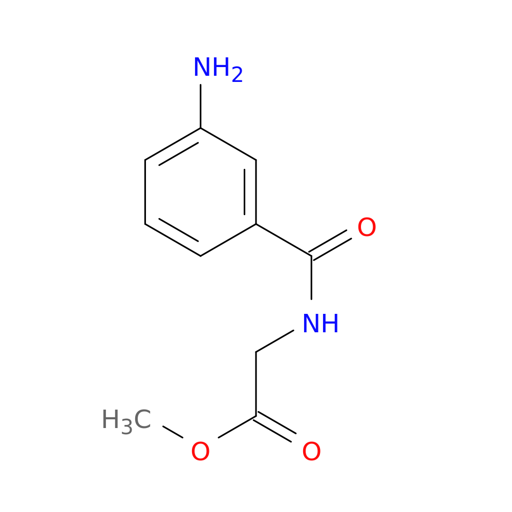 methyl 2-[(3-aminophenyl)formamido]acetate