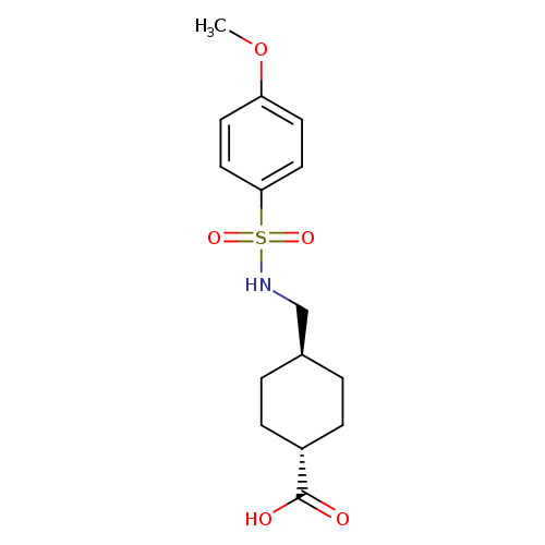 Trans-4-(([(4-methoxyphenyl)sulfonyl]amino)methyl)cyclohexanecarboxylic acid