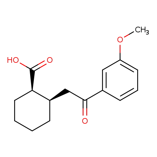 cis-2-[2-(3-Methoxyphenyl)-2-oxoethyl]cyclohexane-1-carboxylic acid