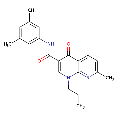 N-(3,5-dimethylphenyl)-7-methyl-4-oxo-1-propyl-1,4-dihydro-1,8-naphthyridine-3-carboxamide