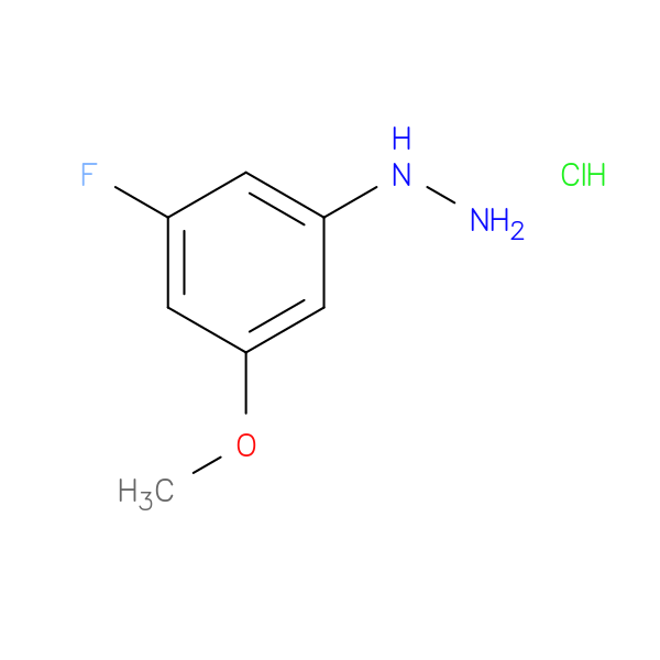 (3-fluoro-5-methoxyphenyl)hydrazine hydrochloride