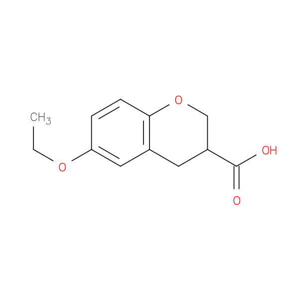 6-ethoxy-3,4-dihydro-2H-1-benzopyran-3-carboxylic acid