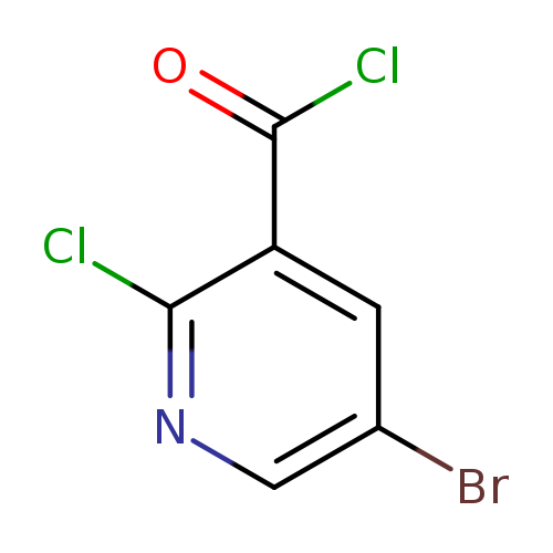 3-Pyridinecarbonylchloride, 5-bromo-2-chloro-