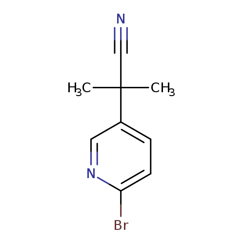 3-Pyridineacetonitrile, 6-bromo-a,a-dimethyl-