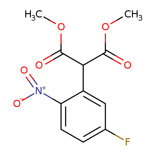 Propanedioic acid, (5-fluoro-2-nitrophenyl)-, dimethyl ester