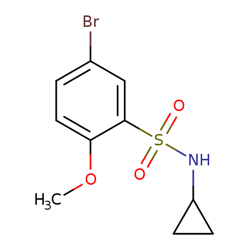 5-Bromo-N-cyclopropyl-2-methoxybenzenesulfonamide