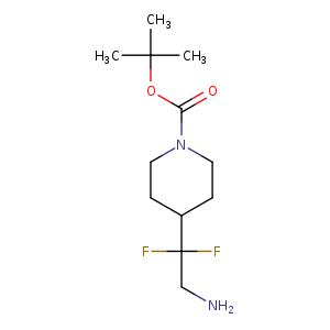 tert-Butyl 4-(2-amino-1,1-difluoroethyl)piperidine-1-carboxylate