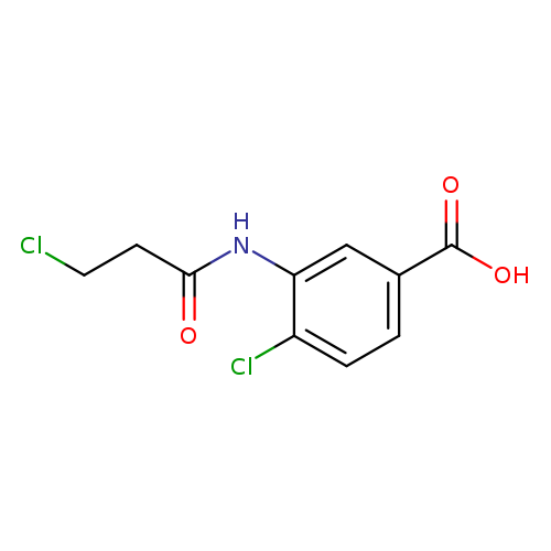 4-Chloro-3-[(3-chloropropanoyl)amino]benzoic acid