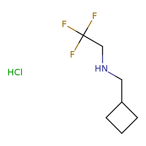 (cyclobutylmethyl)(2,2,2-trifluoroethyl)amine hydrochloride