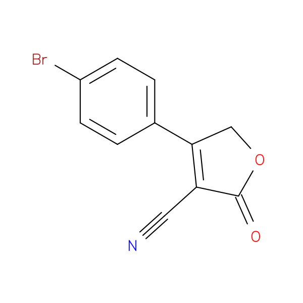 4-(4-Bromophenyl)-2-oxo-2,5-dihydrofuran-3-carbonitrile