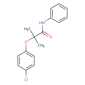 Propanamide, 2-(4-chlorophenoxy)-2-methyl-N-phenyl-