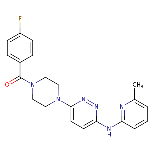 6-[4-(4-fluorobenzoyl)piperazin-1-yl]-N-(6-methylpyridin-2-yl)pyridazin-3-amine