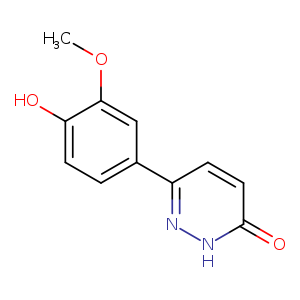 6-(4-Hydroxy-3-methoxyphenyl)-2,3-dihydropyridazin-3-one