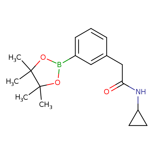 N-Cyclopropyl-2-[3-(4,4,5,5-tetramethyl-1,3,2-dioxaborolan-2-yl)phenyl]acetamide