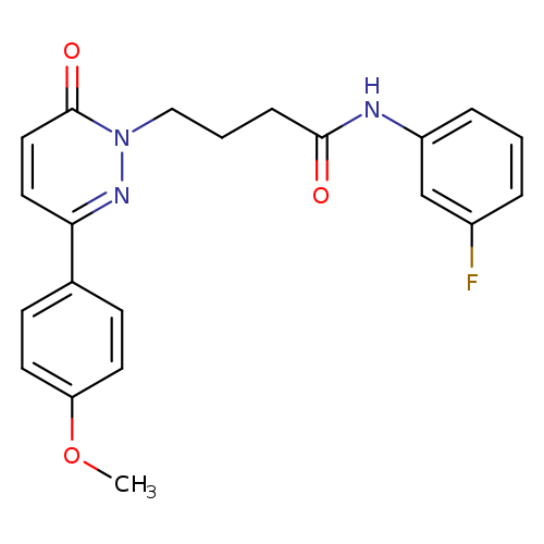 N-(3-fluorophenyl)-4-[3-(4-methoxyphenyl)-6-oxo-1,6-dihydropyridazin-1-yl]butanamide