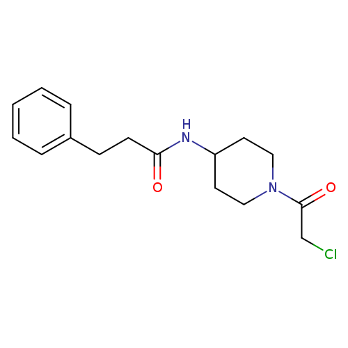 N-[1-(2-chloroacetyl)piperidin-4-yl]-3-phenylpropanamide