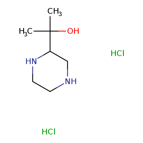 2-(piperazin-2-yl)propan-2-oldihydrochloride