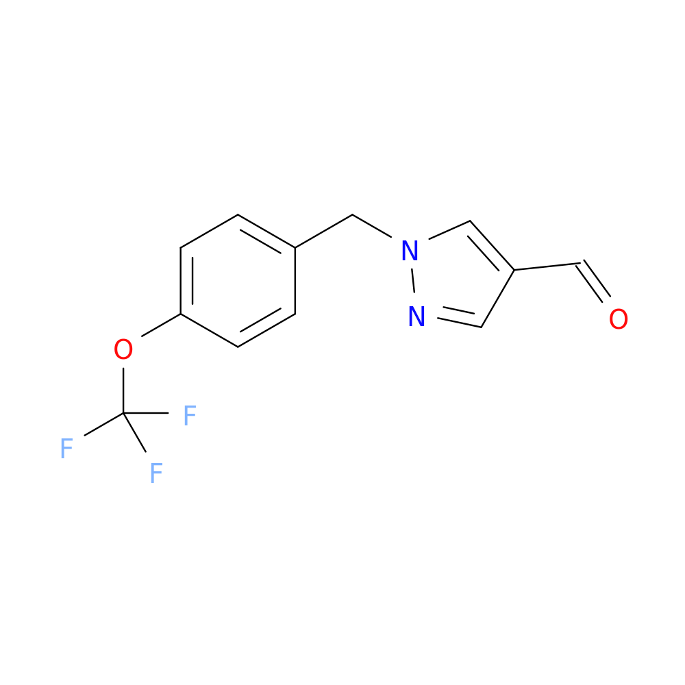 1-([4-(Trifluoromethoxy)phenyl]methyl)-1h-pyrazole-4-carbaldehyde