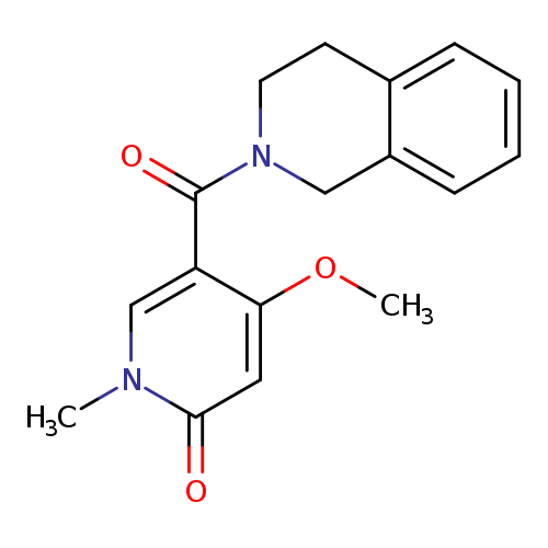 4-methoxy-1-methyl-5-(1,2,3,4-tetrahydroisoquinoline-2-carbonyl)-1,2-dihydropyridin-2-one