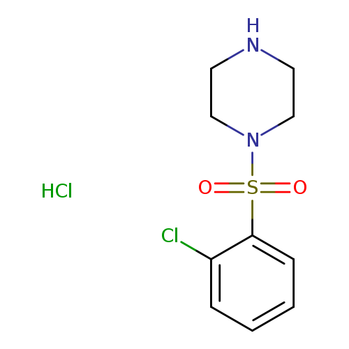 1-[(2-Chlorophenyl)sulfonyl]piperazine, HCl