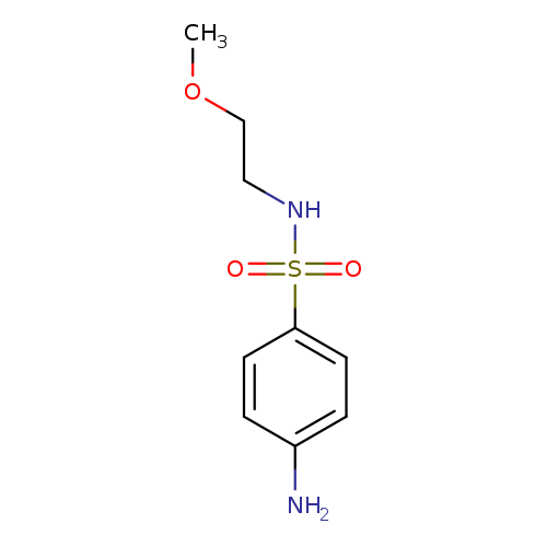 4-amino-N-(2-methoxyethyl)benzene-1-sulfonamide