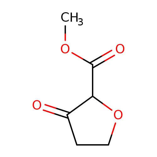 2-​Furancarboxylic acid, tetrahydro-​3-​oxo-​, methyl ester
