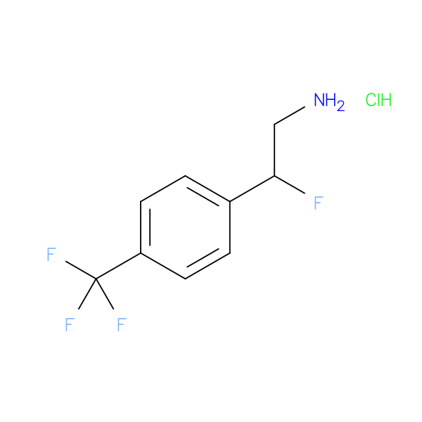 2-fluoro-2-[4-(trifluoromethyl)phenyl]ethan-1-amine hydrochloride