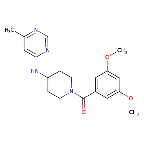 N-[1-(3,5-dimethoxybenzoyl)piperidin-4-yl]-6-methylpyrimidin-4-amine