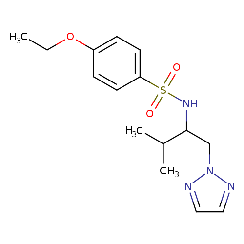 4-ethoxy-N-[3-methyl-1-(2H-1,2,3-triazol-2-yl)butan-2-yl]benzene-1-sulfonamide