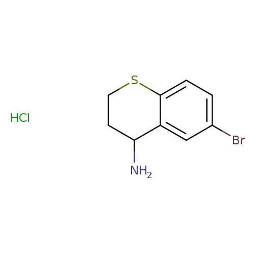 2H-1-Benzothiopyran-4-amine, 6-bromo-3,4-dihydro-, hydrochloride (1:1)
