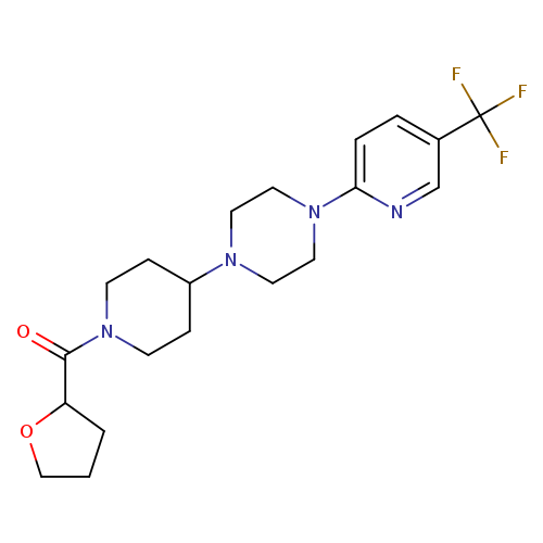 1-[1-(oxolane-2-carbonyl)piperidin-4-yl]-4-[5-(trifluoromethyl)pyridin-2-yl]piperazine