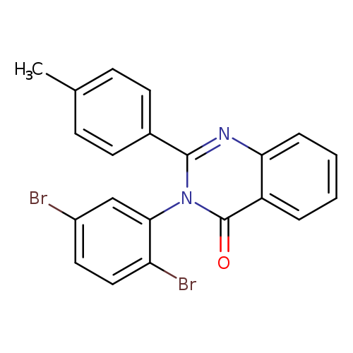 3-(2,5-dibromophenyl)-2-(4-methylphenyl)-4(3H)-quinazolinone