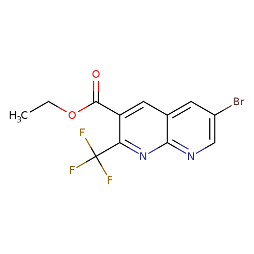 Ethyl 6-bromo-2-(trifluoromethyl)-1,8-naphthyridine-3-carboxylate