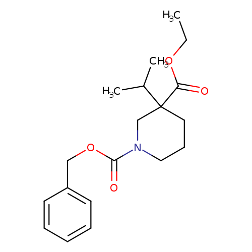 1,3-Piperidinedicarboxylic acid, 3-(1-methylethyl)-, 3-ethyl 1-(phenylmethyl) ester