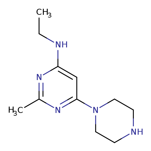 N-Ethyl-2-methyl-6-(piperazin-1-yl)pyrimidin-4-amine