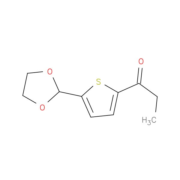 5-(1,3-Dioxolan-2-yl)-2-thienyl ethyl ketone