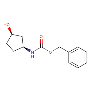Carbamic acid, (3-hydroxycyclopentyl)-, phenylmethyl ester, cis- (9CI)