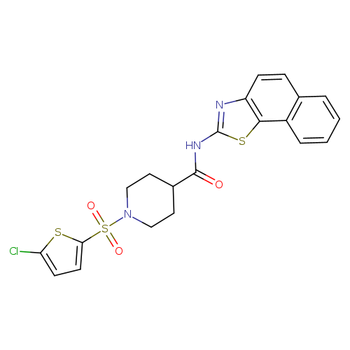 1-[(5-chlorothiophen-2-yl)sulfonyl]-N-{naphtho[2,1-d][1,3]thiazol-2-yl}piperidine-4-carboxamide