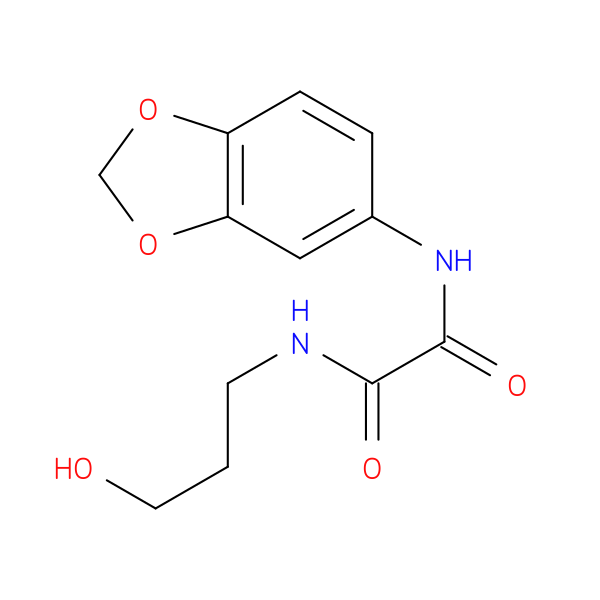 N'-(2H-1,3-benzodioxol-5-yl)-N-(3-hydroxypropyl)ethanediamide