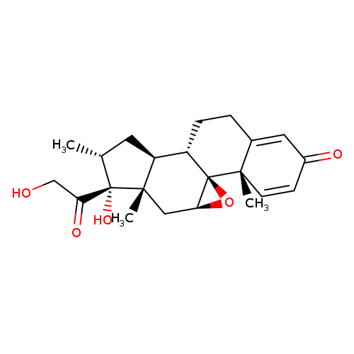 Pregna-1,4-diene-3,20-dione, 9,11-epoxy-17,21-dihydroxy-16-methyl-, (9β,11β,16α)-
