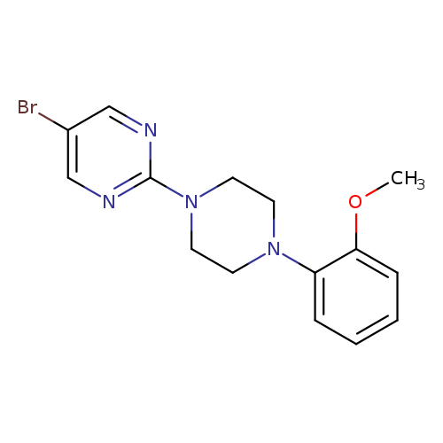 5-bromo-2-[4-(2-methoxyphenyl)piperazin-1-yl]pyrimidine